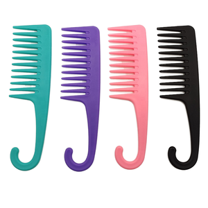 Juego de 12 Peines de Peluquería con Dientes de Plástico, Dientes Anchos para Desenredar, para Uso Doméstico, Herramientas de Estilismo - Product Image 1