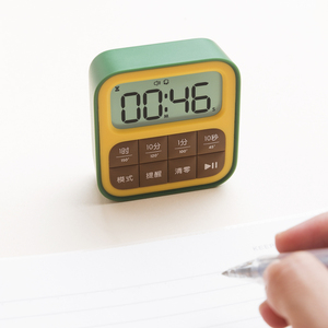 Luz Nocturna LED con Temporizador en Forma de Cubo, Funciona con Batería, Diseño Moderno con Emisión de Luz Blanca Cálida para Dormitorio o Sala de Estar, Directo de Fábrica - Product Image 1