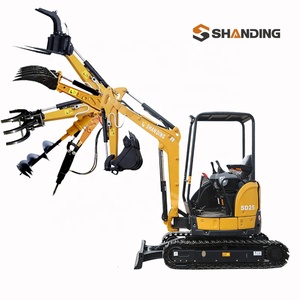 Excavadora Shanding SD25U de <span class=keywords><strong>2.5</strong></span> <span class=keywords><strong>t</strong></span>, Mini Excavadora con Motor EPA, Excavadora Pequeña para Granja, Mini Excavadora de Orugas de 2 Toneladas - Product Image 2