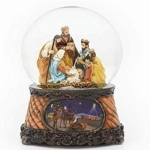 كرة ثلج راتنج عيد الميلاد عيد الميلاد غلوب مصغرة المهد - Product Image 1