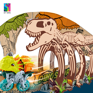 SY đồ chơi unisex DIY vẽ tông giấy đường sắt Khủng long đồ chơi thiết lập theo dõi Đồ chơi Hot Bán món quà tốt nhất giấy theo dõi xe cho trẻ em - Product Image 4