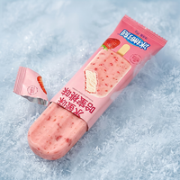 Sachet d'emballage vertical personnalisé imprimé pour bâtonnets glacés, protéinés, résistants à l'humidité, scellés à l'arrière, pour aliments, snacks et gelées