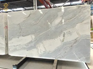 Yushi Marble Natural Fendi Blue Marble Slab Stone For Floor And Wall Tiles