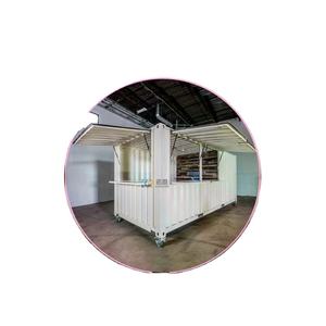Mobile Shipping Container Restaurant Modified Restaurant Steel Structure Bar Coffee Shop Prefabricated 20ft Container <b>House</b> - Product Image 1