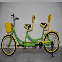 Vélo tandem Offre Spéciale 26 pouces acier à haute teneur en carbone personnalisable de ventes directes d'usine bon marché