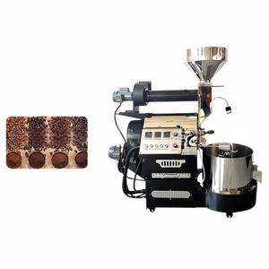 Torréfacteur industriel à tambour de grains de café à air chaud Machine commerciale automatique de torréfaction de grains de café - Product Image 1