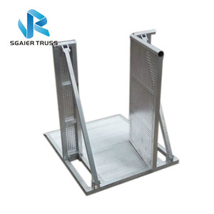 Sgaier Frontale In Alluminio della Fase Barriere Festival di Musica Folla Barricate - Product Image 5