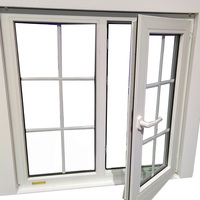 Fenêtre en aluminium antivol avec barreaux en acier / grille, fenêtres et portes de sécurité