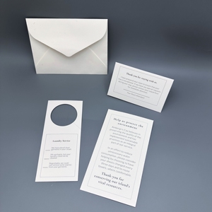 Tarjetas Personalizadas para Colgar en la Puerta del Hotel, Impresas con Mensajes de No Molestar y Servicio de Limpieza para la Privacidad en el Sector Hotelero - Product Image 3