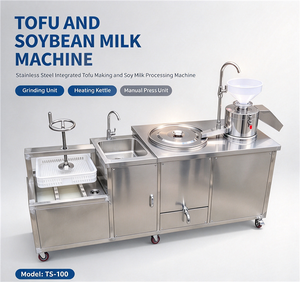Machine à lait de soja commerciale à haute efficacité, presse automatique pour le moulage du tofu - Product Image 2