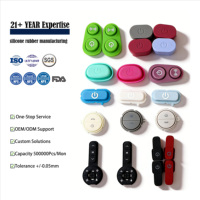 Interruptores/Teclados/Pulsadores de Material SIR de Alta Calidad Directo de Fábrica YuSheng, Colores y Tamaños Personalizados para Dispositivos Electrónicos en Fujian