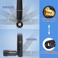 Antenne en caoutchouc pliable externe omnidirectionnelle 433 mhz Lora Mimo Type N 433 Mhz antenne de routeur sans fil Lora LTE 4g