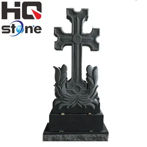 Крест гранитный надгробный камень, надгробный камень, мраморный надгробный камень в форме Креста
