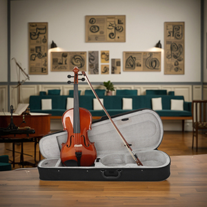 แอสตันวิลลาเครื่องมือวิลลา16 \ "4/4ทำด้วยมือวิลลาไม้สปรูซแข็งไม้ไวโอลินสำหรับผู้ใหญ่พร้อมโบว์ไม้มะเกลือบราซิล - Product Image 6