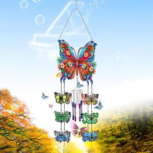 5D Double face cristal carillons éoliens <span class=keywords><strong>fenêtre</strong></span> pendentif diamant peinture Art Kit pour enfants jardin décoration <span class=keywords><strong>idée</strong></span> cadeau - Product Image 2