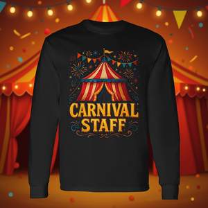 Camiseta de Manga Larga para Personal de Carnaval, Ropa Promocional con Temática de Circo - Product Image 3