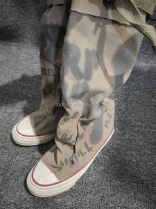 2026 Nuovi Stivali Canapa Alti Graffiti Stivali Primaverili da Donna a Canne Ample e Medie - Product Image 4