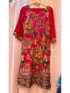 Premium Cotton <b>Kurti</b> <b>For</b> <b>Women</b> Featuring Stylish Ethnic Fashion And Breathable Fabric <b>For</b> Daily Wear Office Outfits Casual Wear - Product Image 2