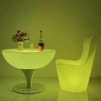 Table de bar lumineuse portable et étanche à LED, table de cocktail lumineuse, table de fête pour mariage, hôtel