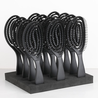 Bonbons Brosse Professionnel Ventilateur Brosse À Cheveux Anti Tangle Démêlant Cheveux Peigne Pour Cheveux Naturels Styling Brush Mz-004