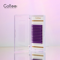 Gollee – Extensions de couleurs, Volume 0.07mm, cils de Volume C D Curl, Extension Semi-permanente 8 ~ 20mm