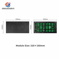 Módulo LED SMD para Exteriores P5 P6 a Todo Color, Panel de Pantalla de Video de 64x32 Puntos, IP67 Resistente al Agua, Garantía de 3 Años