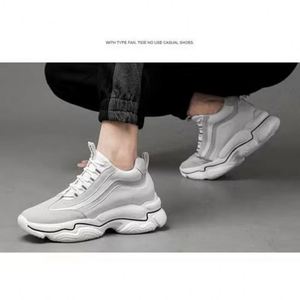 New Men's Casual Stylish Fashion Trend Breathable Slip-on Basketball-style Sports s Anti-slip Thick Sole <b>Stretch</b> <b>Fabric</b> - Product Image 6
