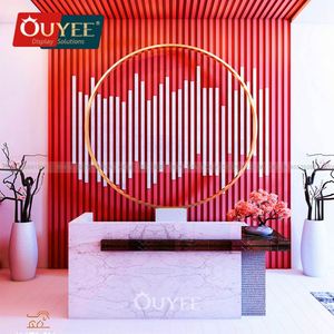 Estaciones de estilismo de salón de belleza Estación de espejo de peluquería de doble cara Estación de Barbería para diseño - Product Image 3