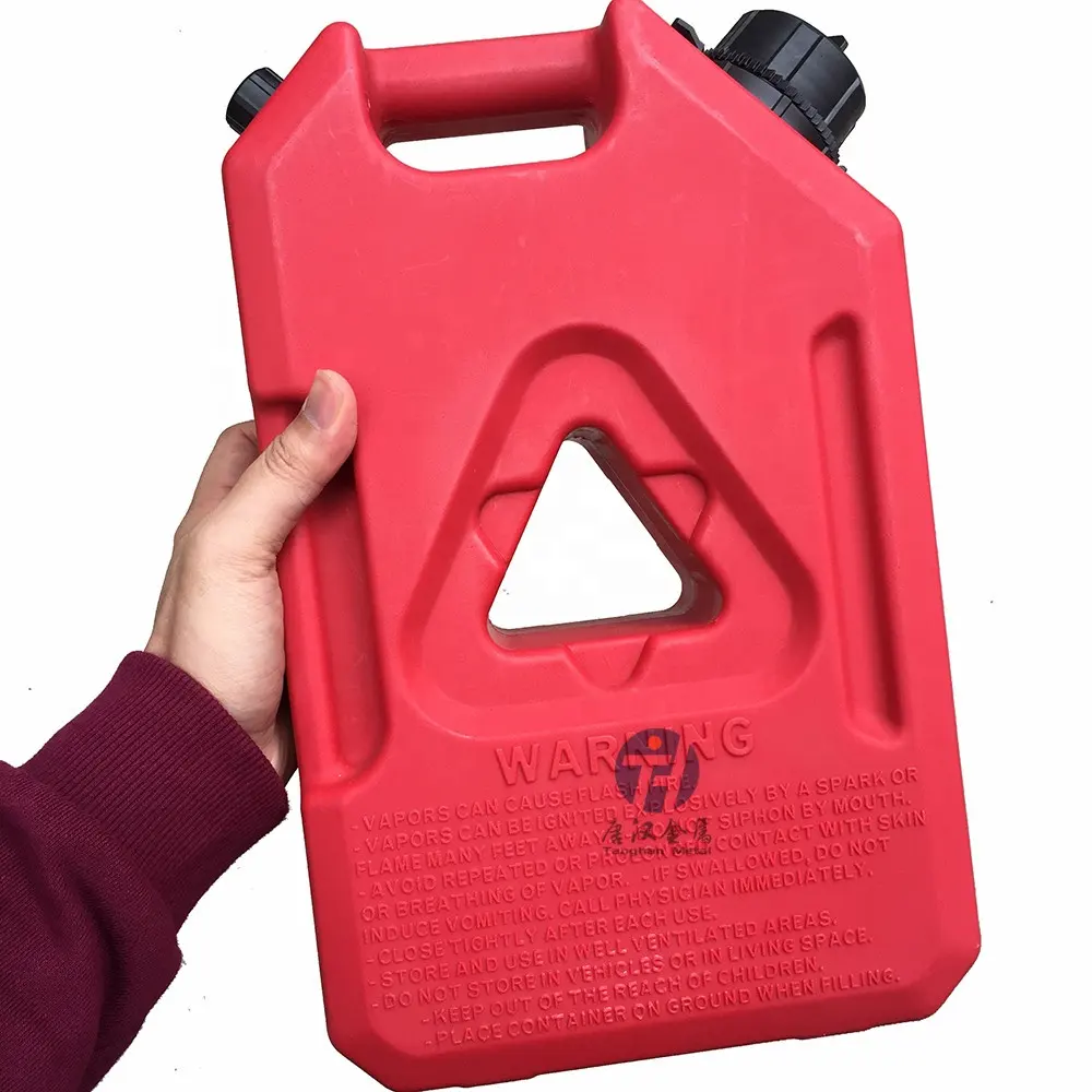 1Gal Extra Portable Fuel Carrier Roto -molding Waterproof Fuel Tank For Traveling Spare Plastic Jerry Can