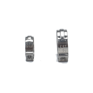 Abrazadera de Acero Inoxidable para Manguera PEX de Una Oreja, 17.9 y 23.3 mm, para Sellado de Tuberías - Product Image 1