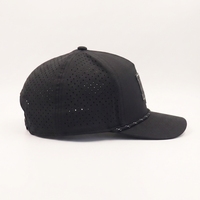 Casquette de baseball en nylon imperméable avec logo personnalisé, séchage rapide, respirante, à fermeture snapback, motif léopard/à pois, pour usage extérieur