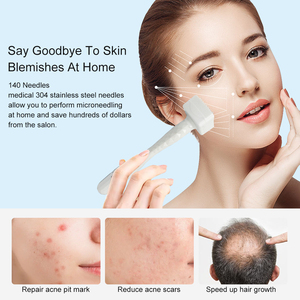 0-3 mét có thể điều chỉnh 140pin/100pin microneedle demarle tem tóc tinh dầu Derma tem cho điều trị mụn trứng cá Derma tem hệ thống - Product Image 4