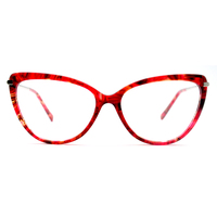 Lunettes de soleil pour femmes, style œil de chat, avec monture en acétate, verres en PC de haute qualité