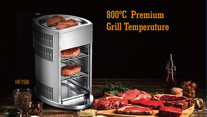 Parrilla de bistec de horno de acero inoxidable europeo <span class=keywords><strong>profesional</strong></span> Parrillas de barbacoa al aire libre fáciles de limpiar - Product Image 4