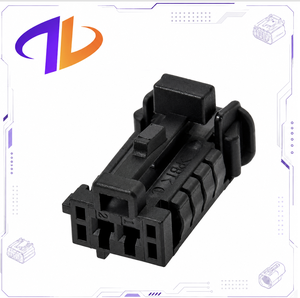 Boîtier de connecteur électrique étanche noir à 2 broches en nylon pour faisceau de câbles automobiles, pour assemblage de câblage de voiture - Product Image 3