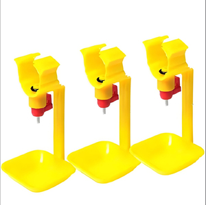 New Nước Gà Uống Hệ Thống Với Thép Không Gỉ Nhỏ Giọt Ly Gia Cầm Núm Vú Uống Tình Trạng Mới - Product Image 1