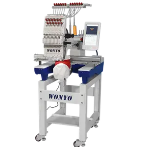 New Computerized Single head 15 Needles Machine price with high speed sequin embroidery machine price