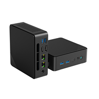 OEM GN7 Desktop Mini Host AMD Ryzen 5 3500U Quad Core 16GB DDR4 SSD 2.5"/M.2 Windows 11 Business Use Strong Fan Cooling Dual