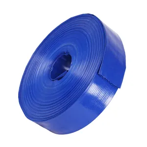 5 inch PVC layflat nông nghiệp trang trại thủy lợi Hose bơm công nghiệp linh hoạt PVC nước nằm phẳng xả Hose