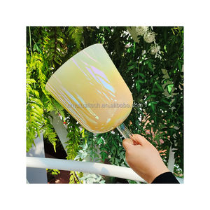 Q're cáliz de cristal curación espiritual sonido <span class=keywords><strong>sagrado</strong></span> <span class=keywords><strong>grial</strong></span> de Cuarzo color claro cuencos de <span class=keywords><strong>grial</strong></span> de cristal terapia de curación de sonido - Product Image 2