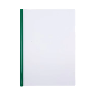 Porte-documents de présentation en plastique transparent format A4 avec dos coloré pour documents de bureau - Product Image 5