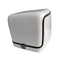 Boîte de livraison de nourriture en fibre de verre pour moto 2025 – Capacité 67L – Modèle JYB-01 – Idéale pour colis alimentaires, coursier, blanchisserie, e-commerce, pizza