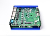 Ordinateur industriel compact à 8 ports Lan DC 9-36V, boîtier intégré