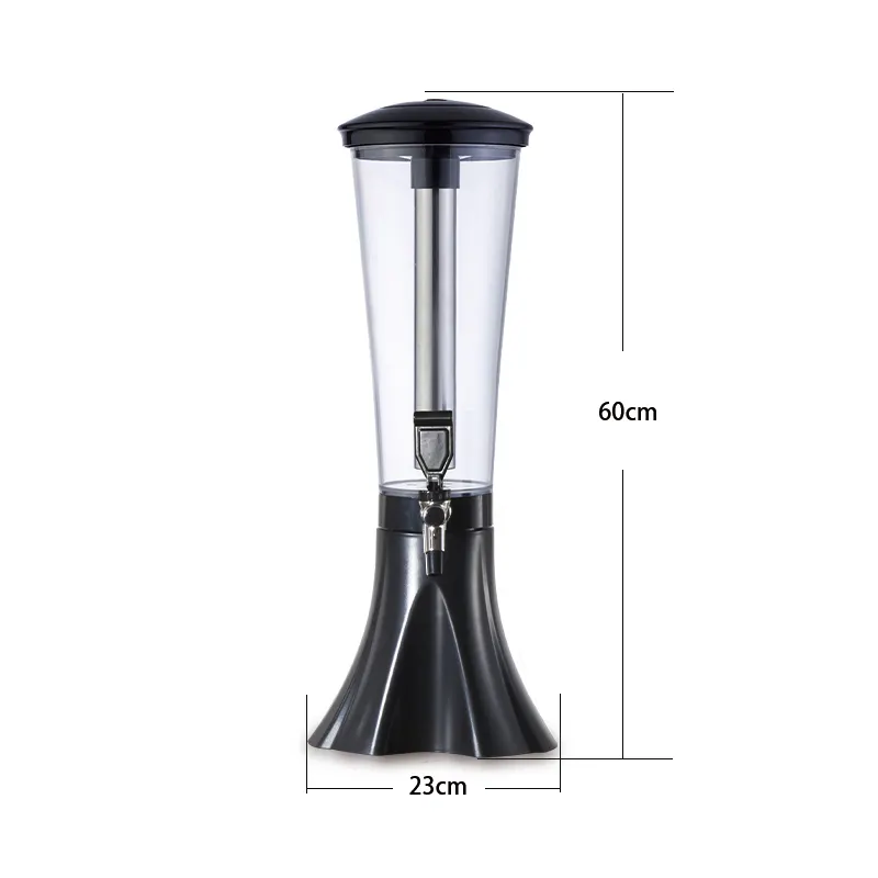 2 Kranen Tap Bier Koeler 3 Liter Plastic Bier Toren Bier Dispenser Te Koop