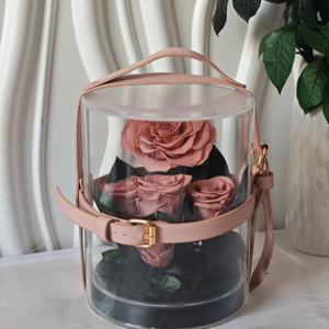 Fleur de vie éternelle <span class=keywords><strong>Secret</strong></span> Garden rose préservée dans une boîte en acrylique pour cadeau de fête des mères Saint Valentin - Product Image 4