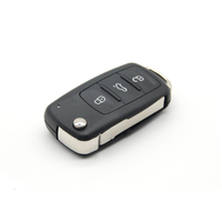 Boîtier de clé de voiture intelligent, coque de remplacement durable, étui à distance avec boutons, clé de voiture intelligente pour Volkswagen
