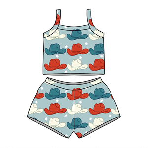 Preventa al por mayor: Conjuntos de verano con estampado para niñas, ropa infantil de moda, precio de fábrica, MOQ 5 unidades. - Product Image 5