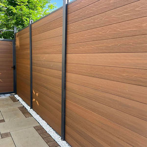 Paneles de esgrima decorativos de aluminio baratos para privacidad de casa de alta calidad, listones para piscinas, precios de WPC, esgrima cortada con láser - Product Image 4