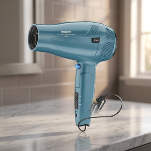 Secador de Pelo Conair de Cerámica y Turmalina con Mango Plegable y Cable Retráctil, 1875W, Azul, Secador de Viaje - Product Image 2