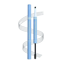 Crayon à sourcils à pointe fine avec effet brume extrêmement fin et doux, anti-bavures, longue tenue, pour sourcils sauvages